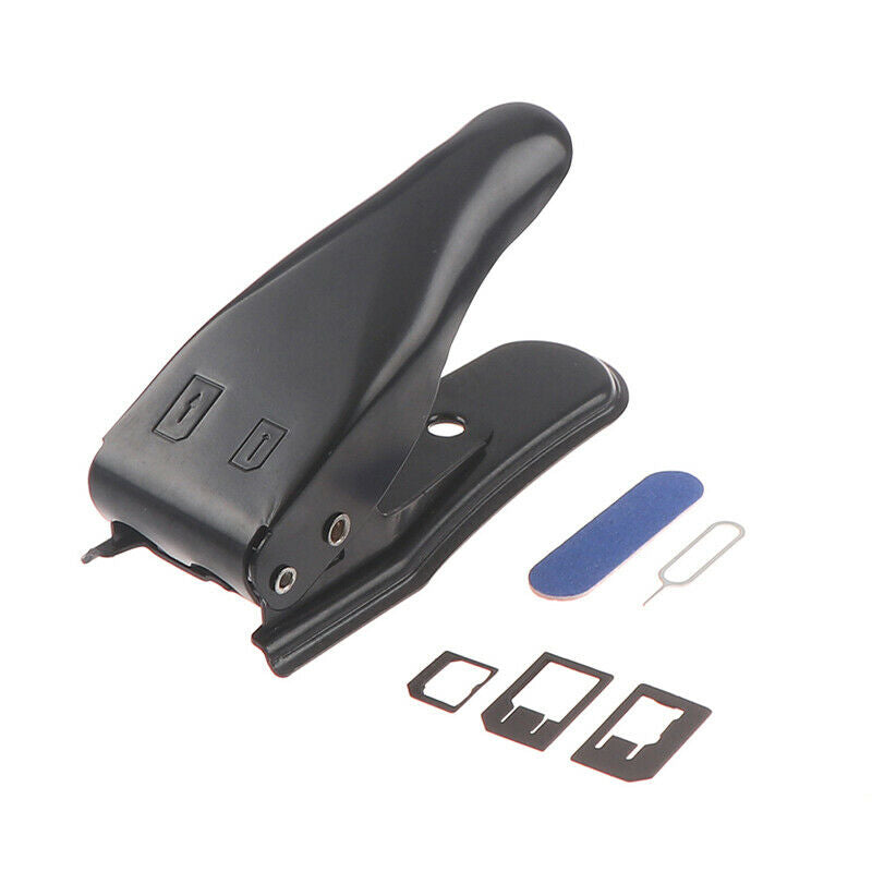 Multi-function Dual 2 in 1 Nano Micro SIM Card Cutter For Smart Phone Access FT