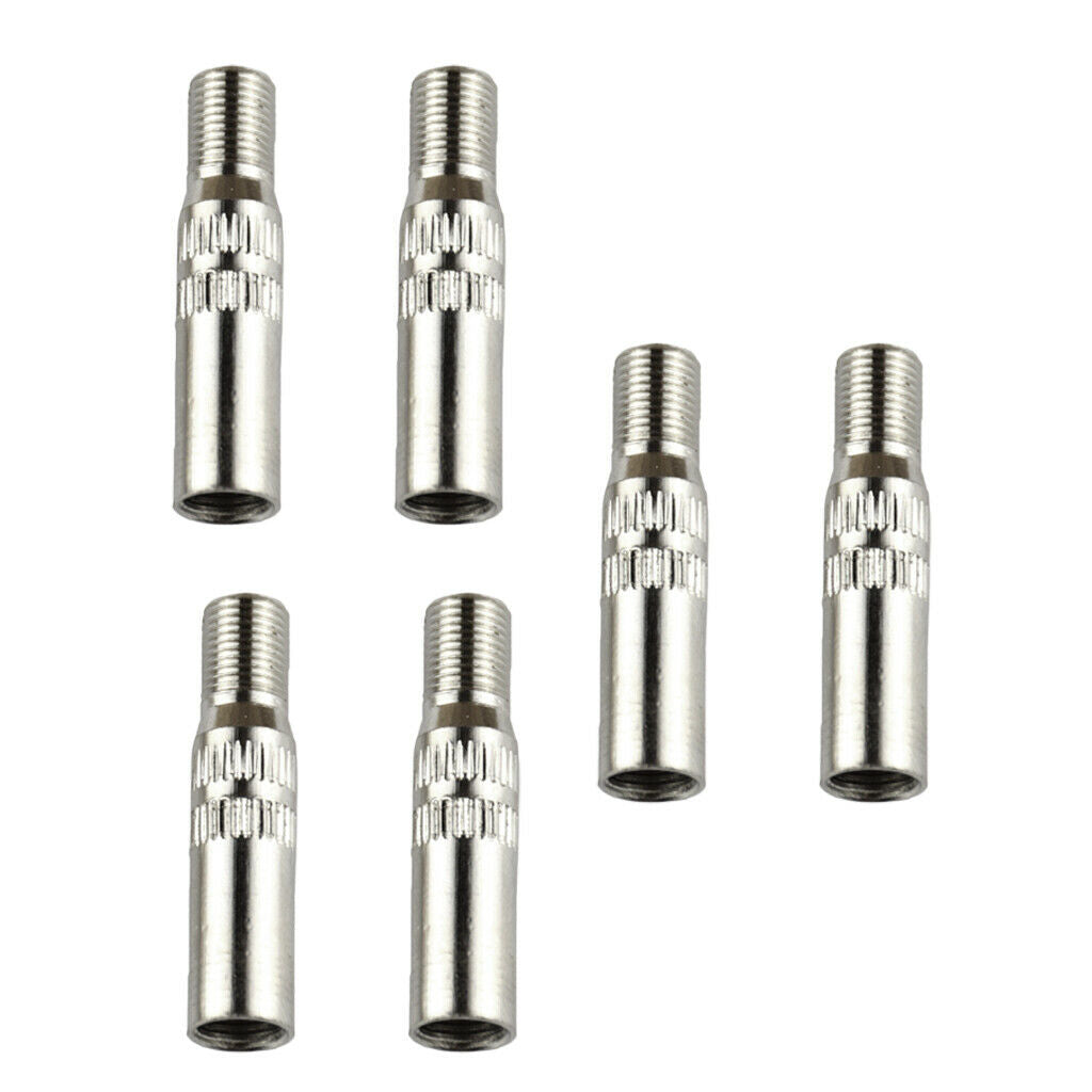 6 Pcs 39mm Car  Motorcycle Tire Valve Extension Caps IPS: 60 PSI Max