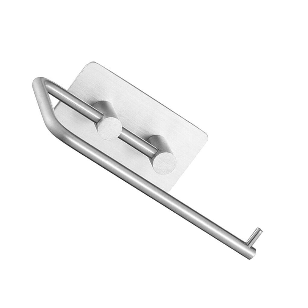 Adhesive Stainless Steel Tissue Paper Holder Towel Rack Towel Bar 14.5cm