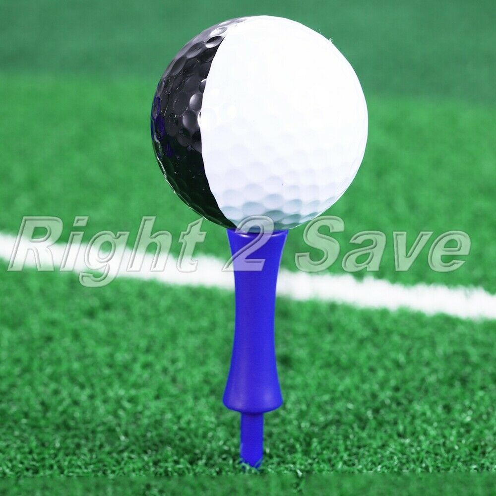 68mm 100Pcs Plastic Step Down Golf Tees Graduated Castle Tee Height Control