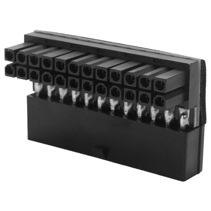 Atx 24 Pin Female To 24 Pin Male Right Angle Adapter For Desktop Pc Power SuppO4