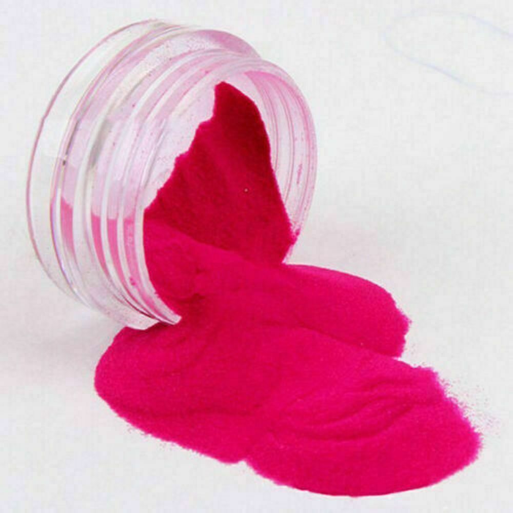 18-Colors Acrylic Nail Art Tips UV Gel Powder Dust DIY Decoration Set Manicure