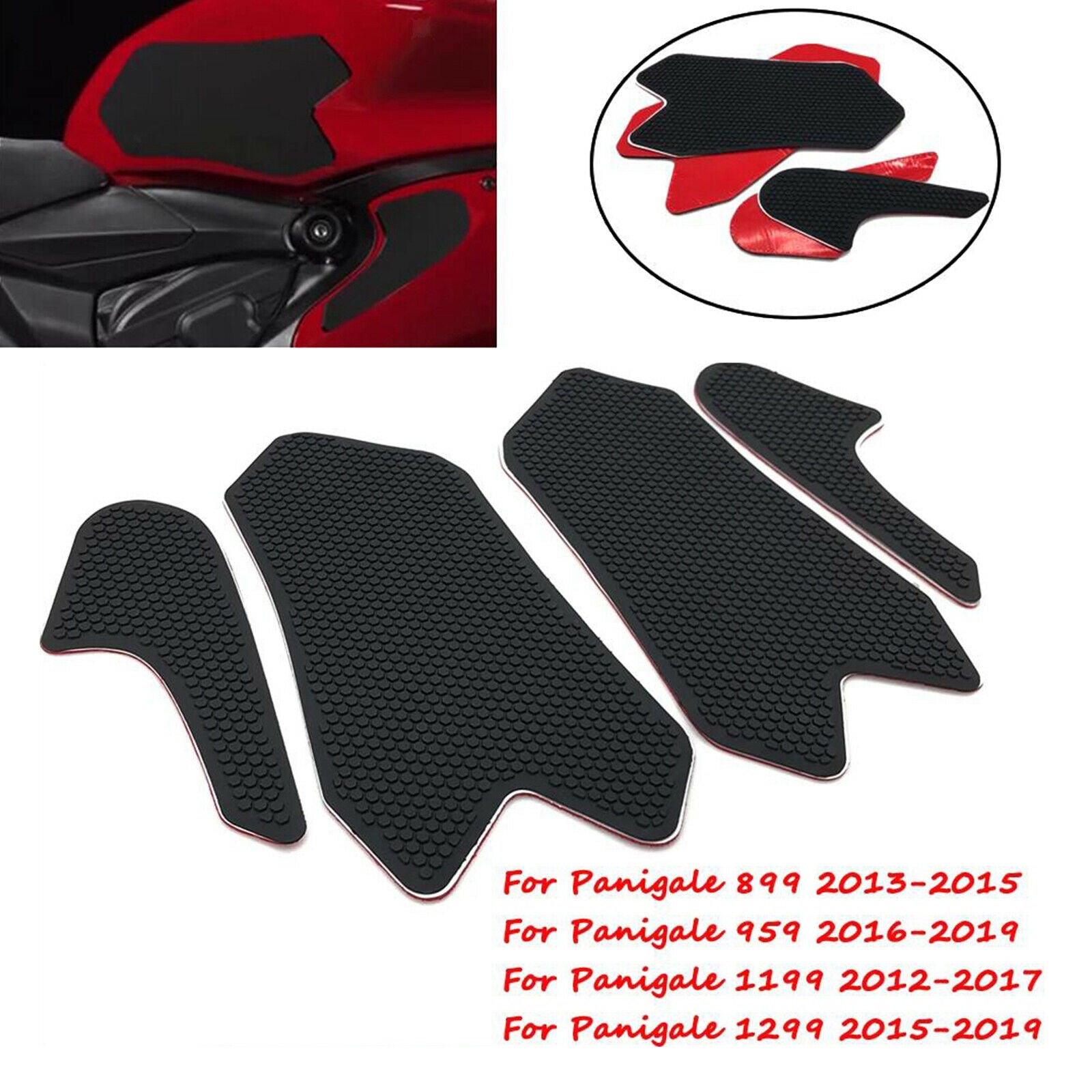 Tank Traction Pads Side Knee Grips Protector for Ducati Panigale 959 2016-2019