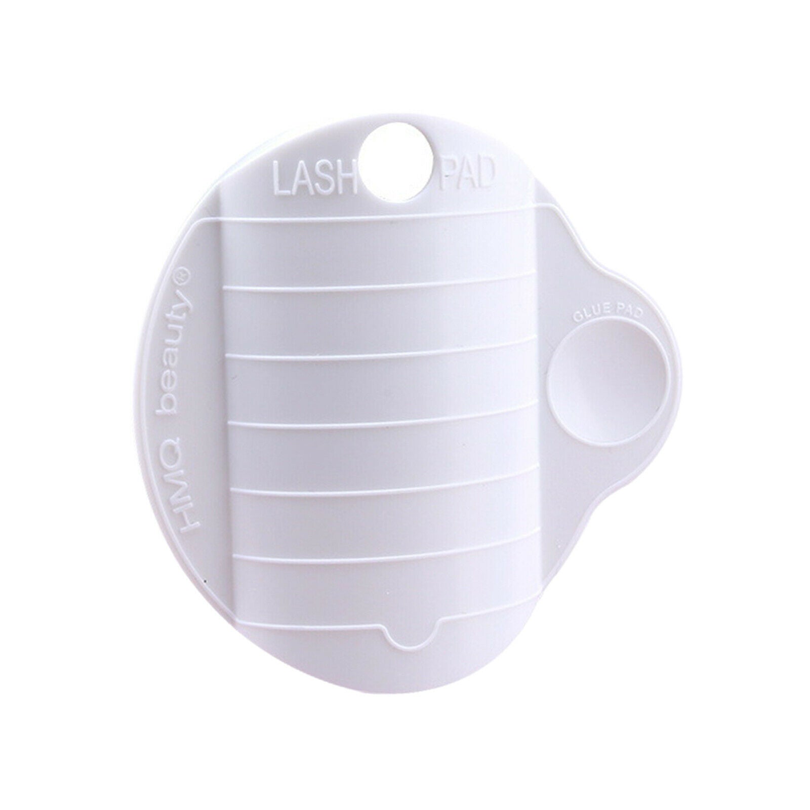 Professional Individual Eyelash Extension Hand Plate with Wrist Strap White