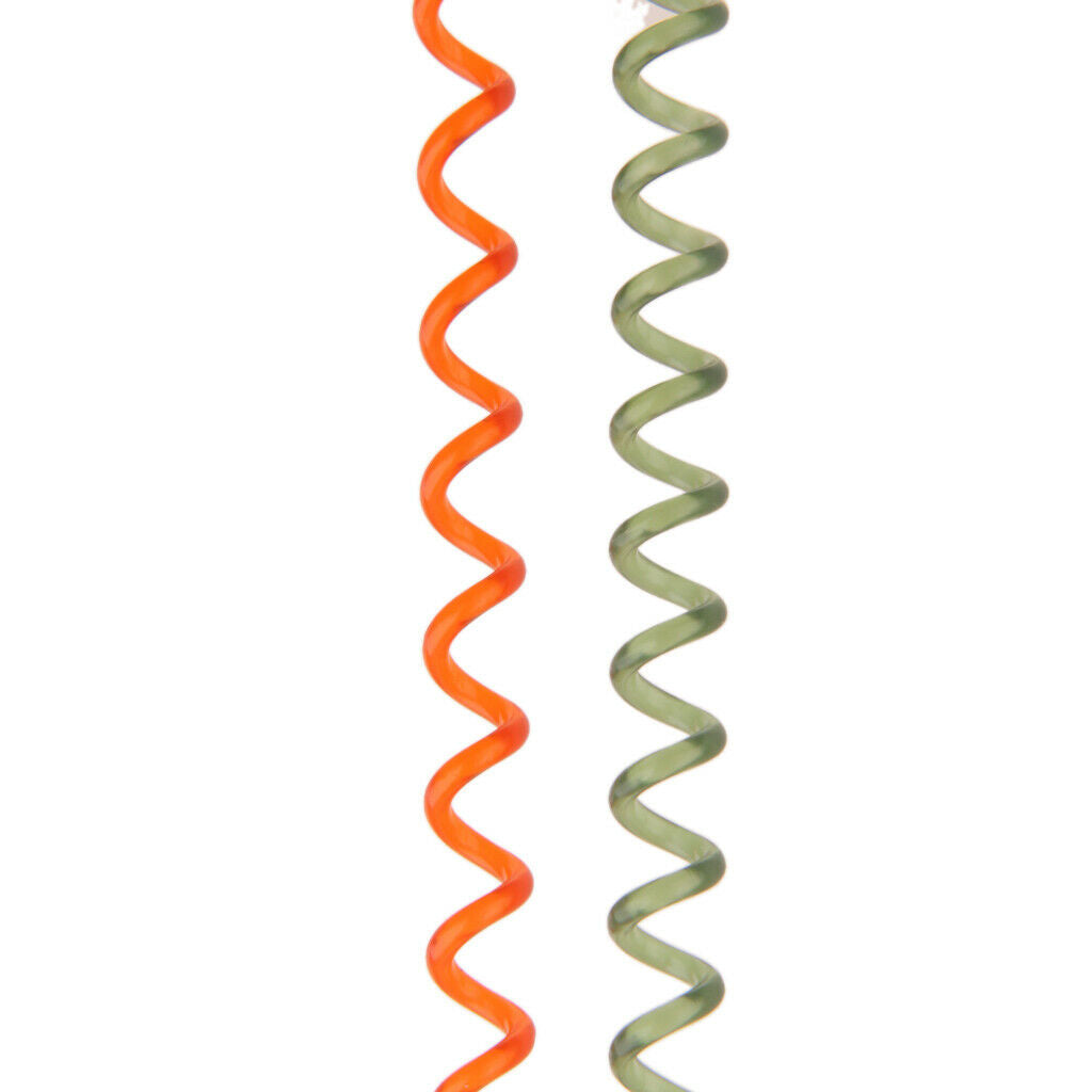 12pcs Retractable Spiral String Key Ring Stretchy Keyring Key Chain Holders
