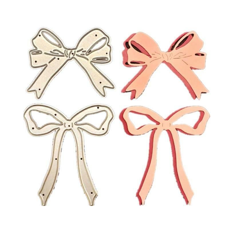 Bows Metal Cutting Dies Stencil DIY Scrapbooking Album Paper Card Template Mold
