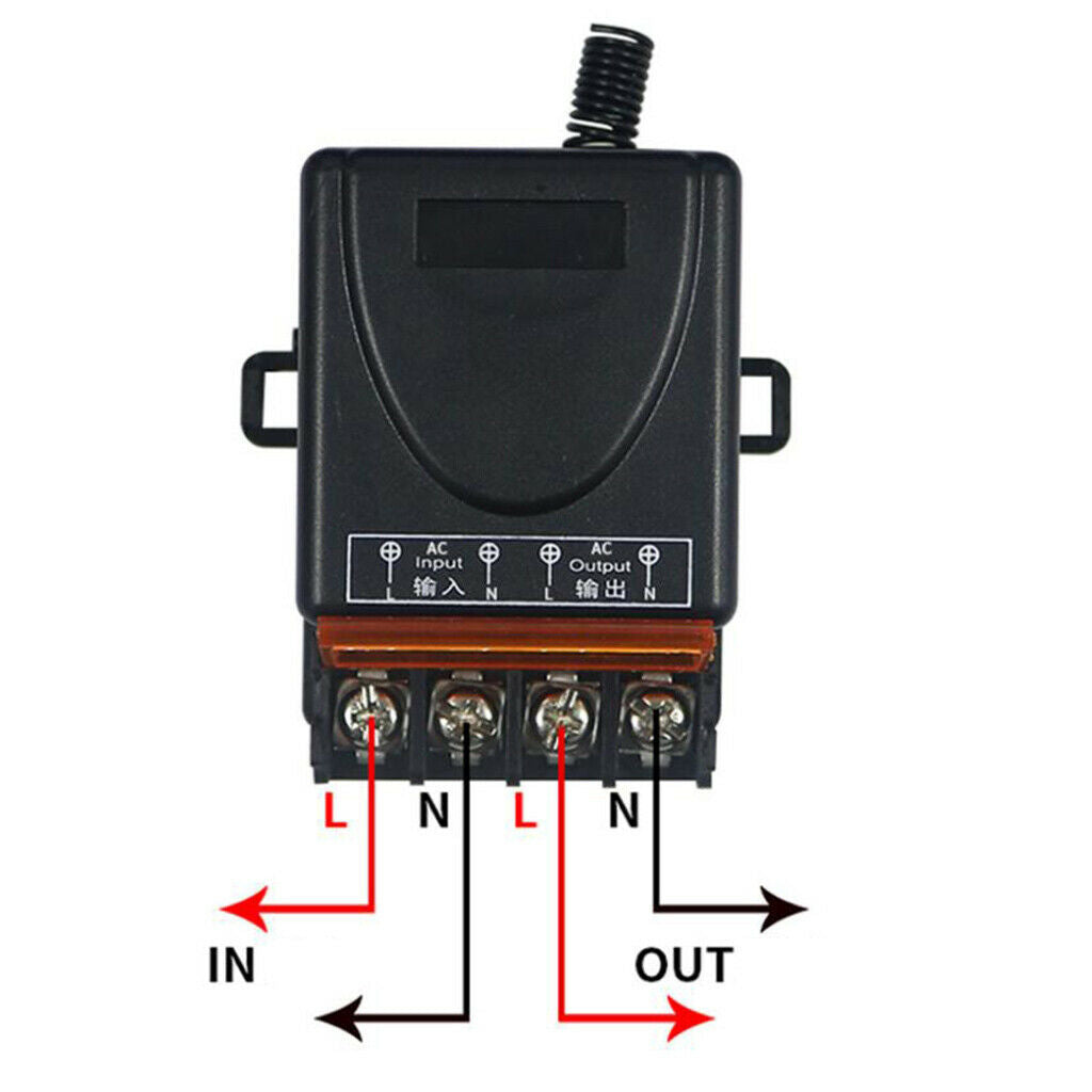 1 Channel  Wireless Relay Remote Control Momentary Switch Set