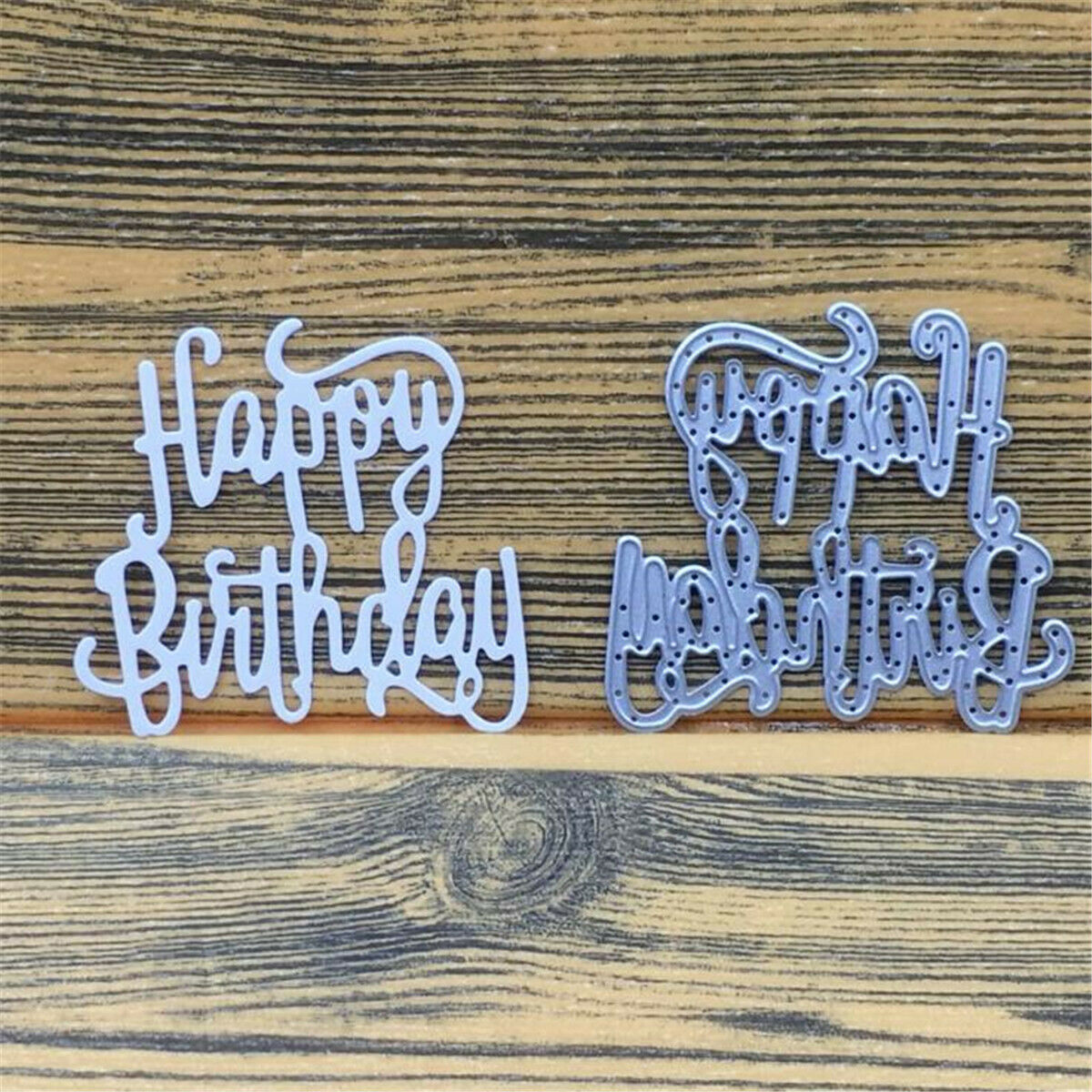 1pc Happy Birthday Metal Cutting Dies Stencil Scrapbooking Card Decor  Craft DIY