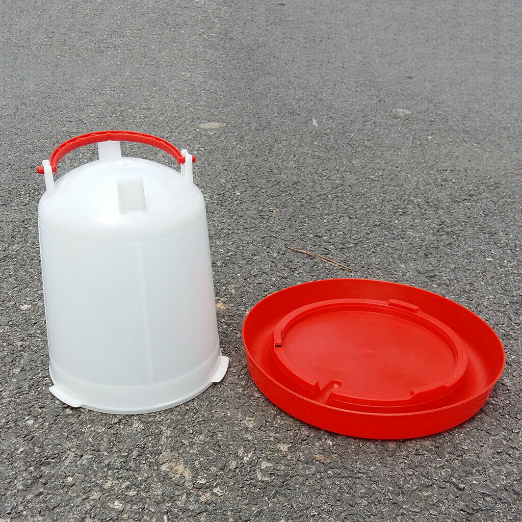 3X Plastic Chick Waterer Domestic Fowl Feeding Water Supplies 2.5L