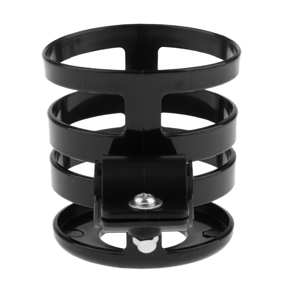 2Pcs MTB Bicycle Front Cup Holder Bike Coffee Mug Bottle Cage Mounting Black