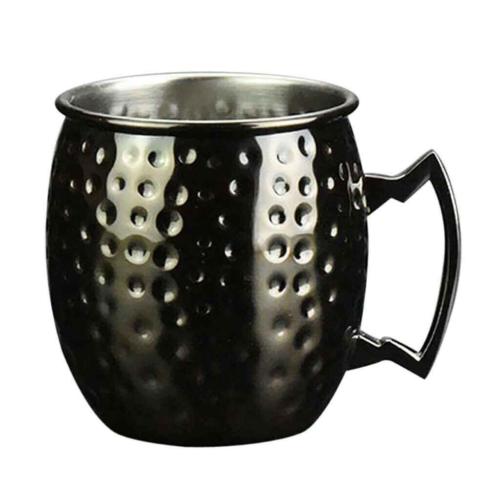 2 Pieces Moscow Mule Cup Hammered Copper Mugs Wine Vodka Drinking 18oz