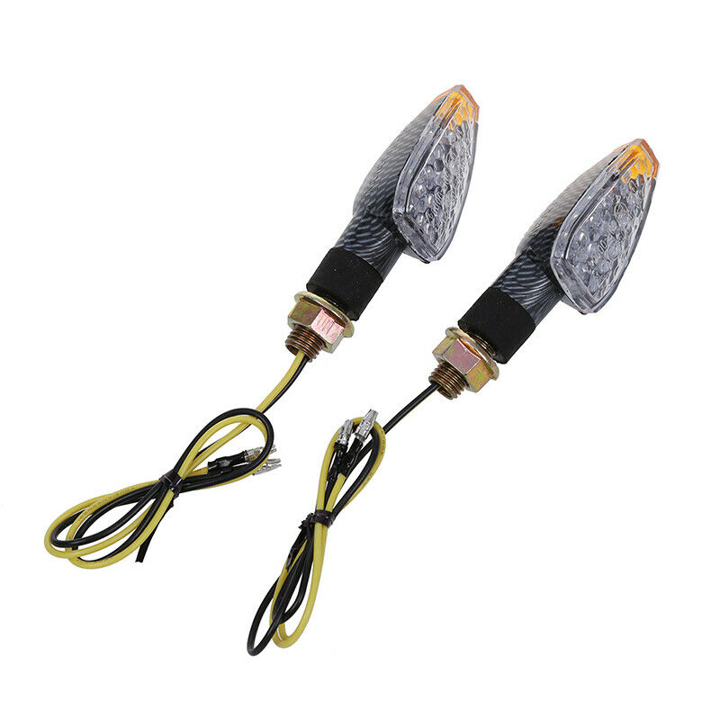 2 PCS 14 LED Signals Turn Signal Lights Amber Motorcycle P7G1G1