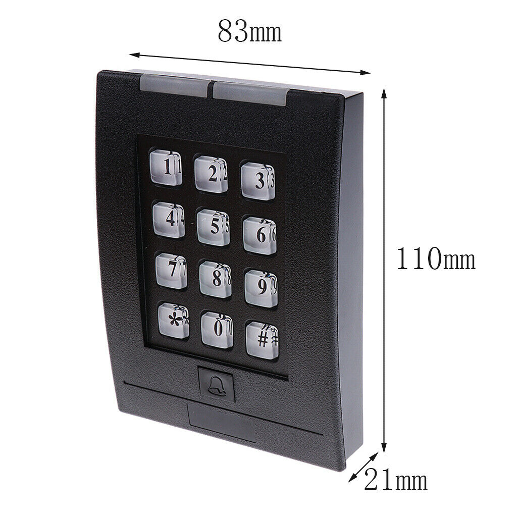 12V Home Security Door Access Controller Card Reader With Keypad 5000 Users