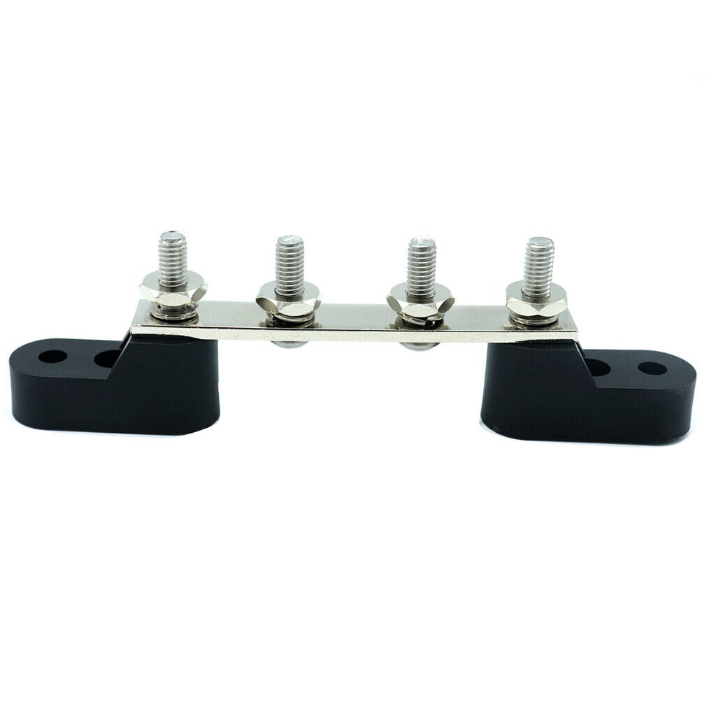 1Pc New Bus Bar Electrical Terminal Single Junction Box M6 Studs Kits 4P