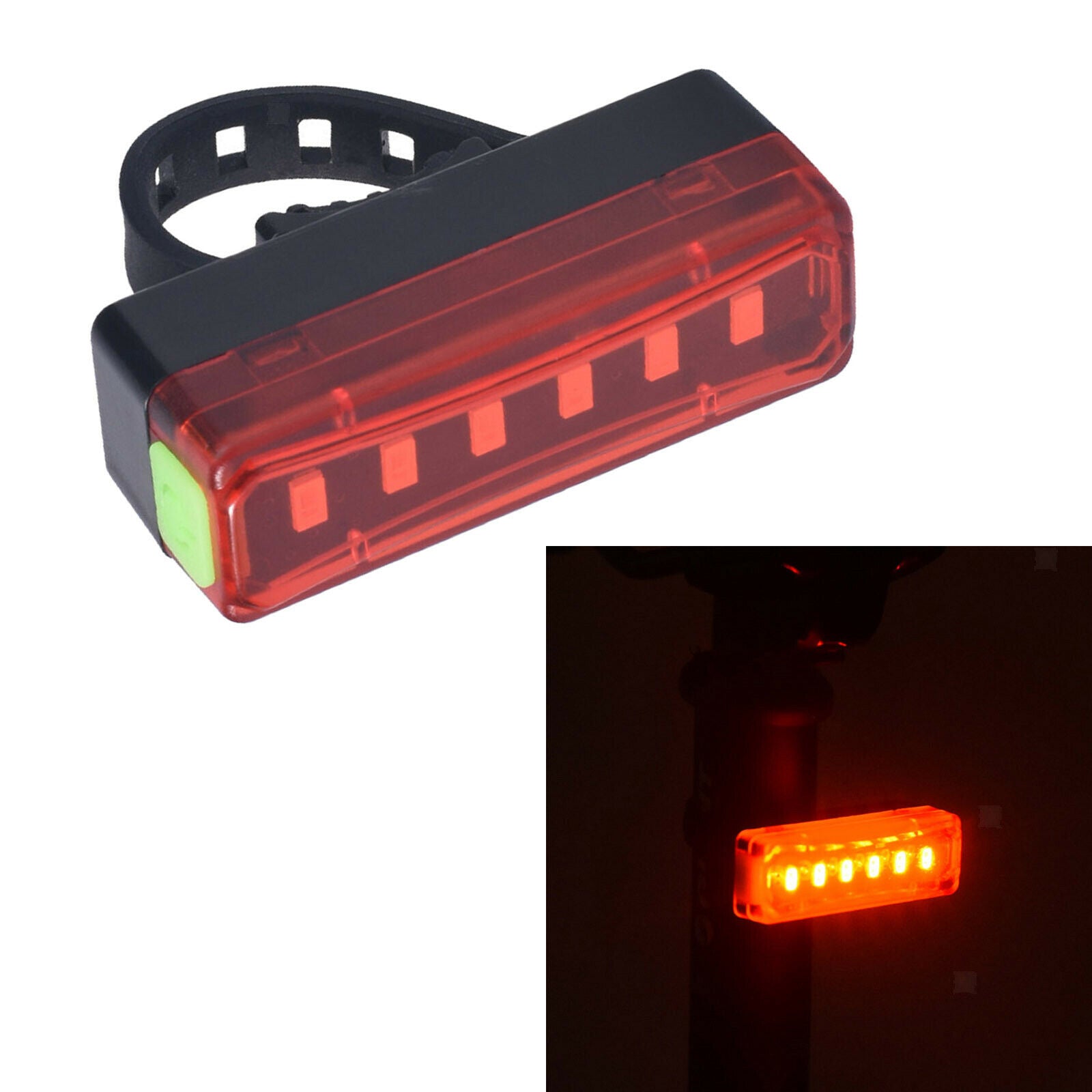 Usb Rear Bright Light Safety Warning  LED Tail Cycle Bright Night