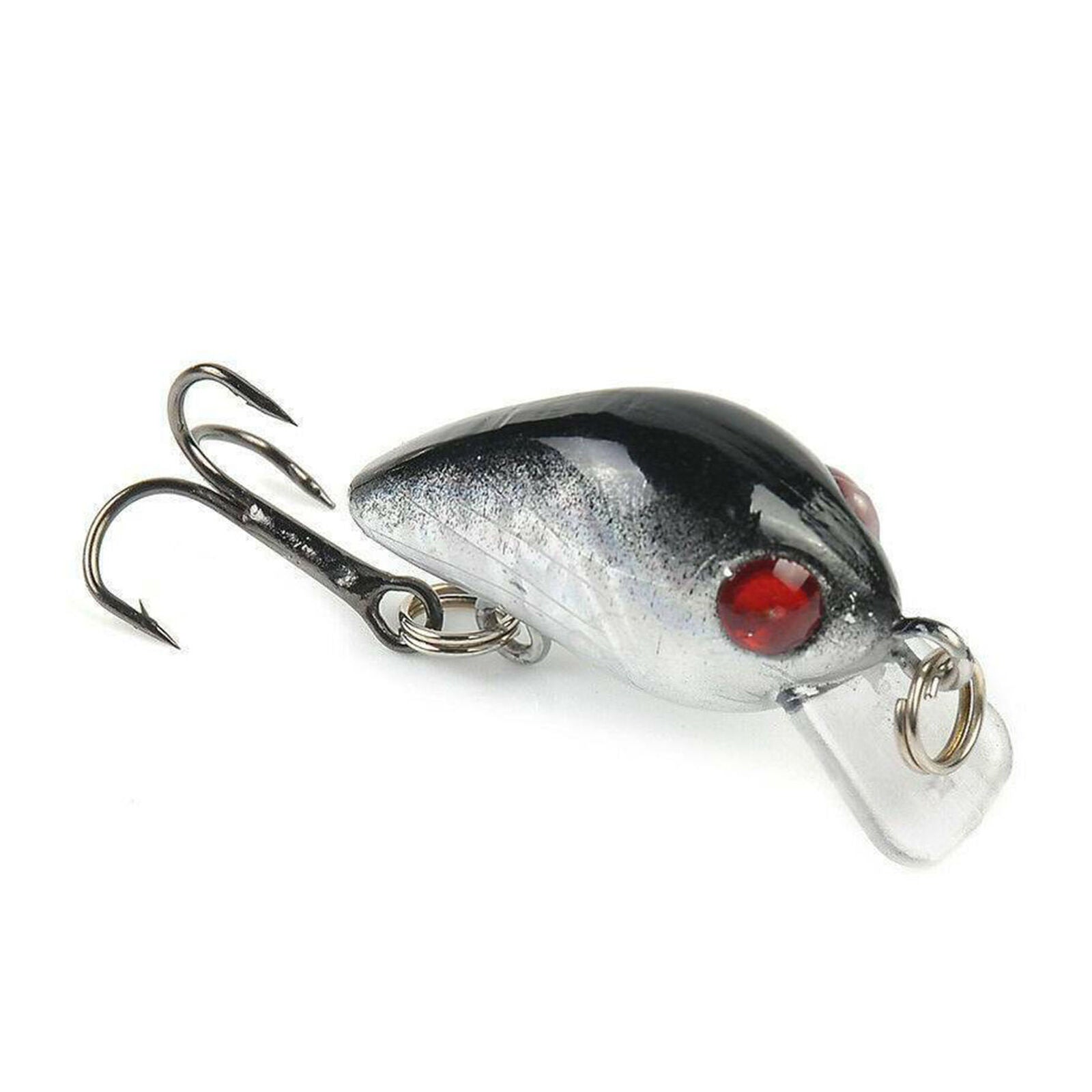 10Pc Mini Fishing Lures Kinds Of Minnow Fish Bass Tackle Hooks Baits Crankbait