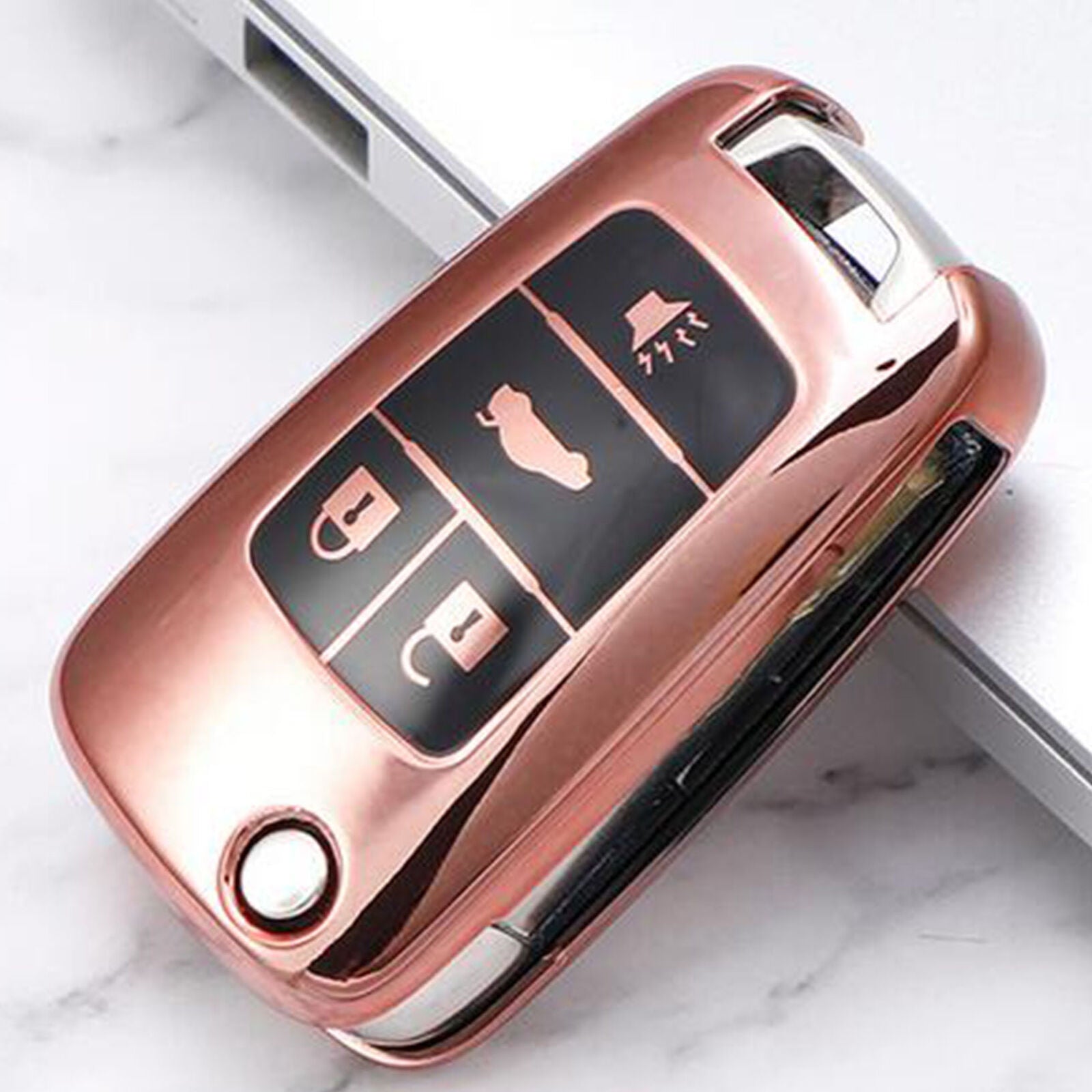 Soft TPU Full Sealed Remote Key Fob Cover Case Bag For Chevrolet Buick Cruze G4