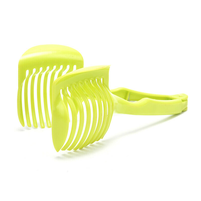 Kitchen  Lemon Clip Tomato Potato Slicer Holder Fruits Vegetables Cutter .l8