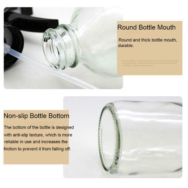 500ml Clear Salon Glass Spray Empty Bottle Essential Oil Aromatherapy Dispenser