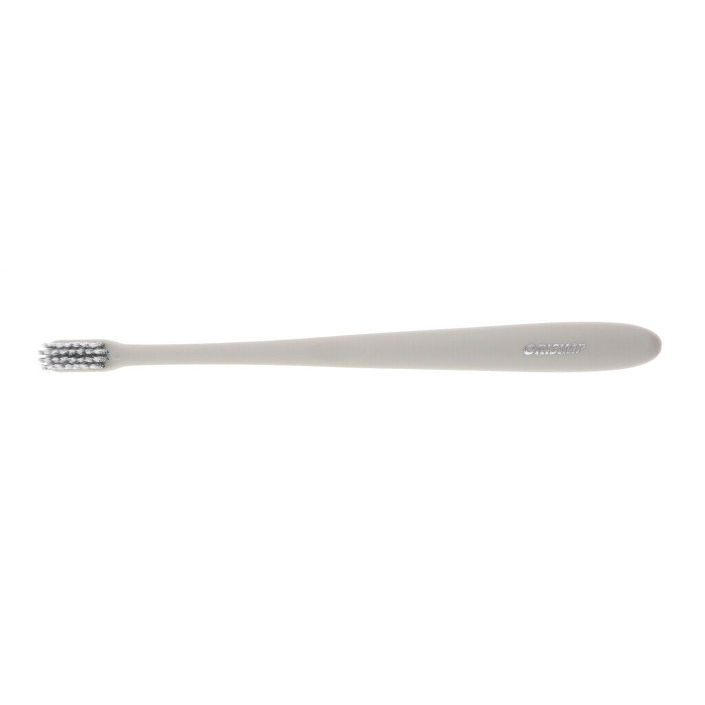 Adults Bamboo Charcoal Fiber Toothbrush Soft Bristle Tooth Brush Khaki