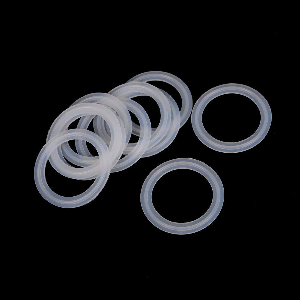10Pcs 2" Sanitary TriClamp Silicon Gasket Fits 64mm OD Type Ferrule Flange  SJ