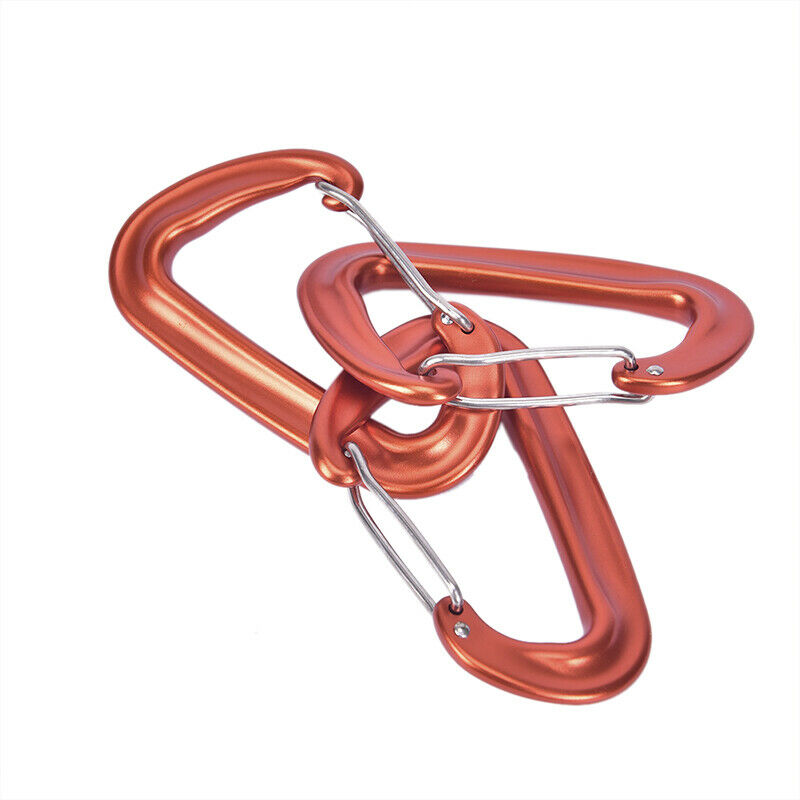7075 Aluminum Climbing Buckle 12KN Hammock Safety Balance Carabiner Clasp.l8