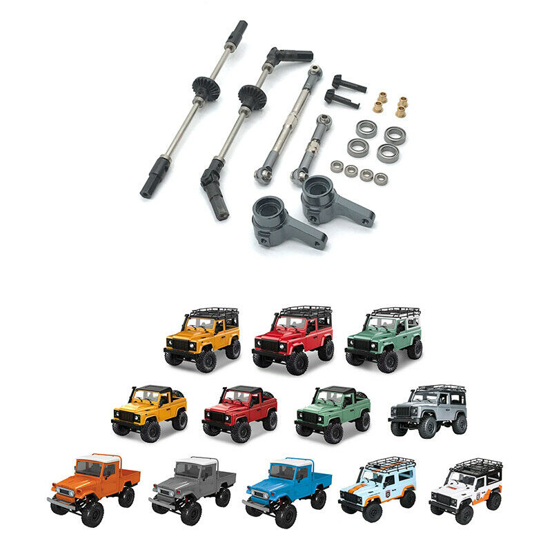 Upgrade Steel Gear Front & Rear Bridge Axle Gear Stee Cup Kit for MN D90 D91 MK8