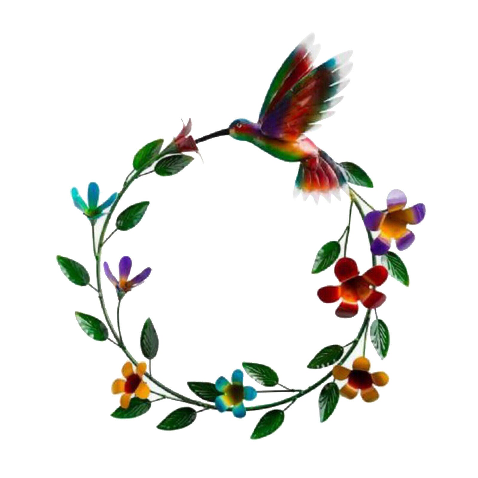 Hummingbird Art Wreath Decor for Door Window Wall Hanging Home Wedding