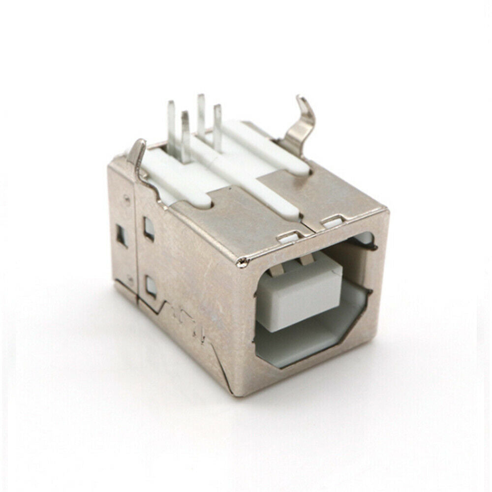 10PCS B Type Female Sockets 90 Degree Plug-in Board DIP Printer Square Socket