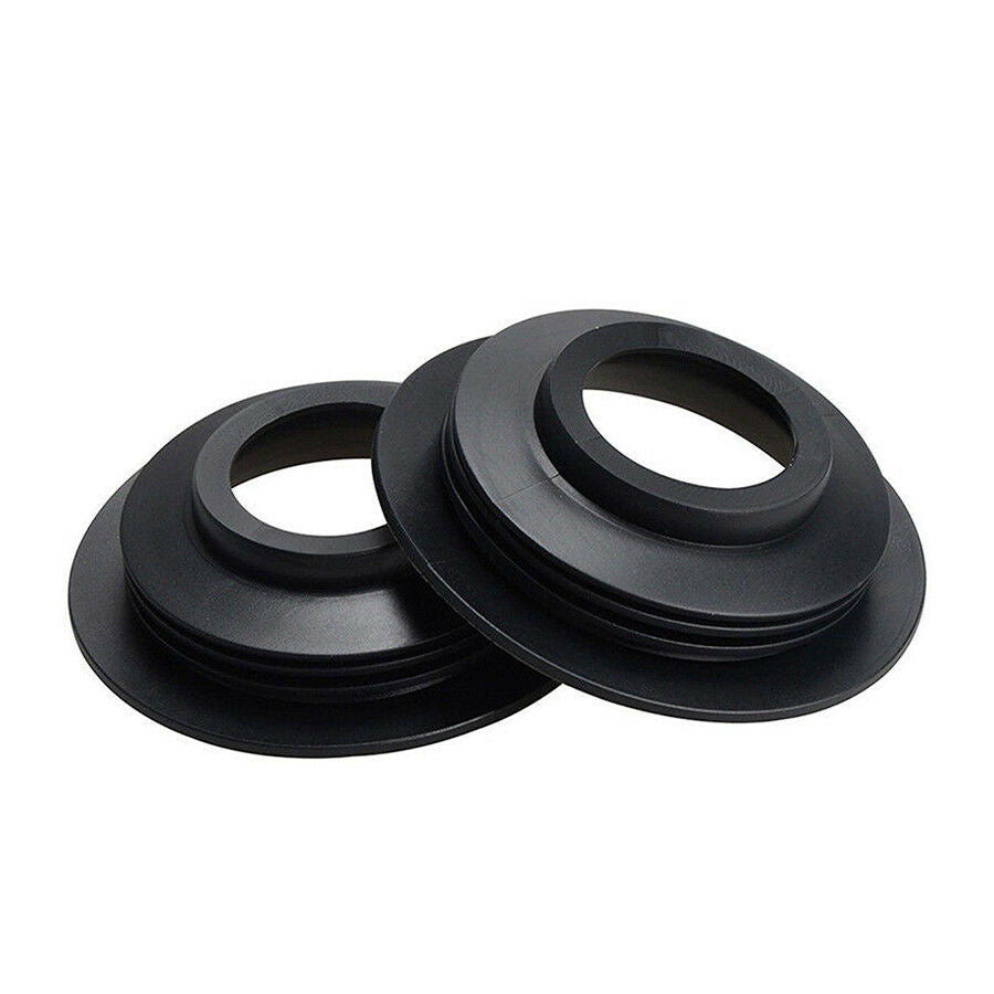 Pair Universal Rubber Housing Seal Cap Headlight Dust Cover For LED HID Retrofit