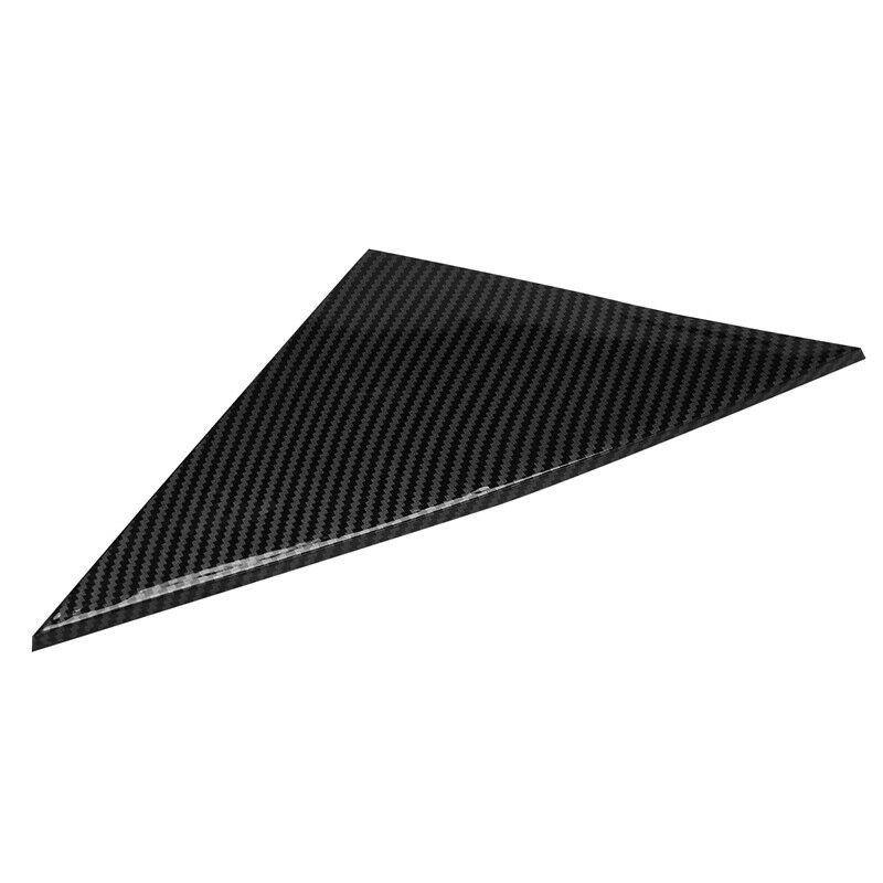 2Pcs Carbon Fiber ABS Triangular Window Decoration Car Styling for Tesla ModelY8