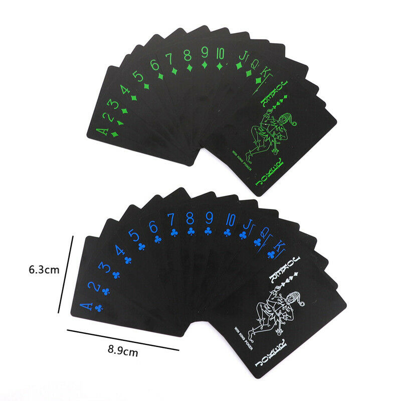 Waterproof PVC Playing Cards Poker Plastic Board Game Poker For F.l8