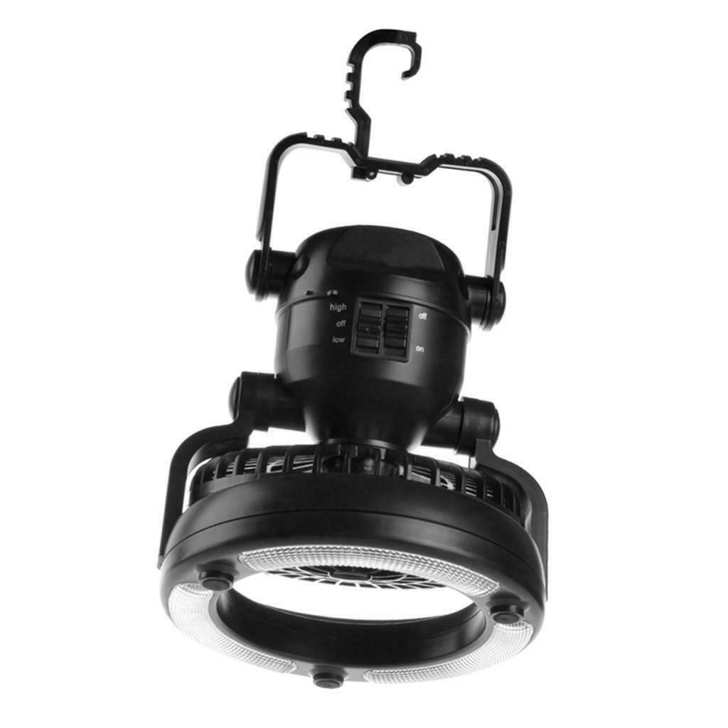 Tent Fan Light LED Camping Hiking Travel Equipment Outdoor Portable Ceiling Lamp