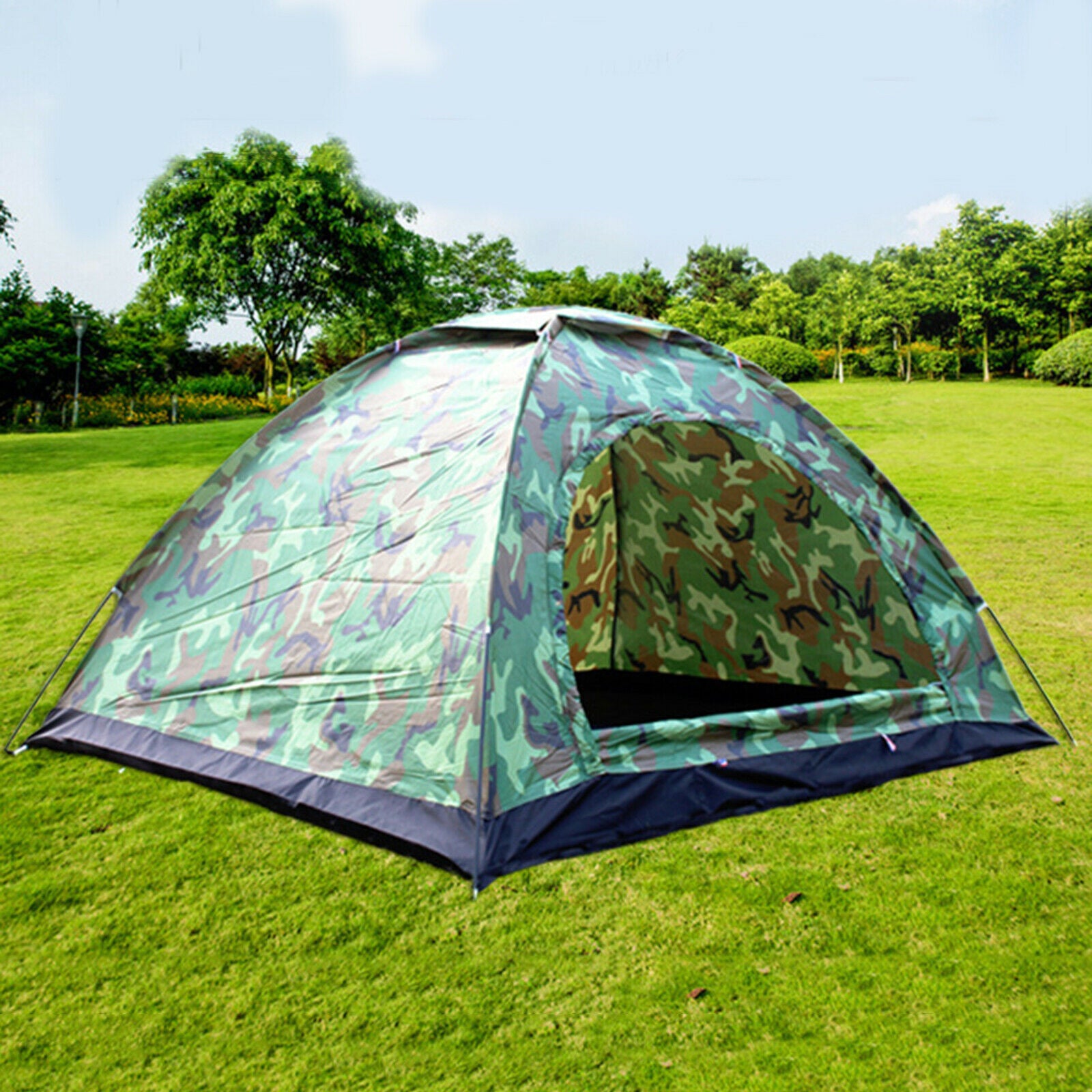 Camping Hiking Tent 3-4 People Waterproof Auto Outdoor Instant   Up Tent