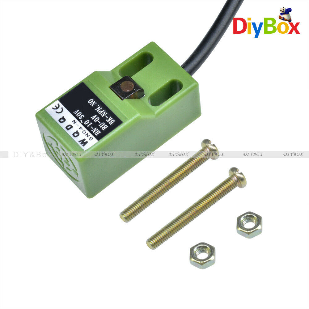 12V 300MA SN04-N Inductance Proximity Switch 3 Wire NPN Normally 18*18*36mm