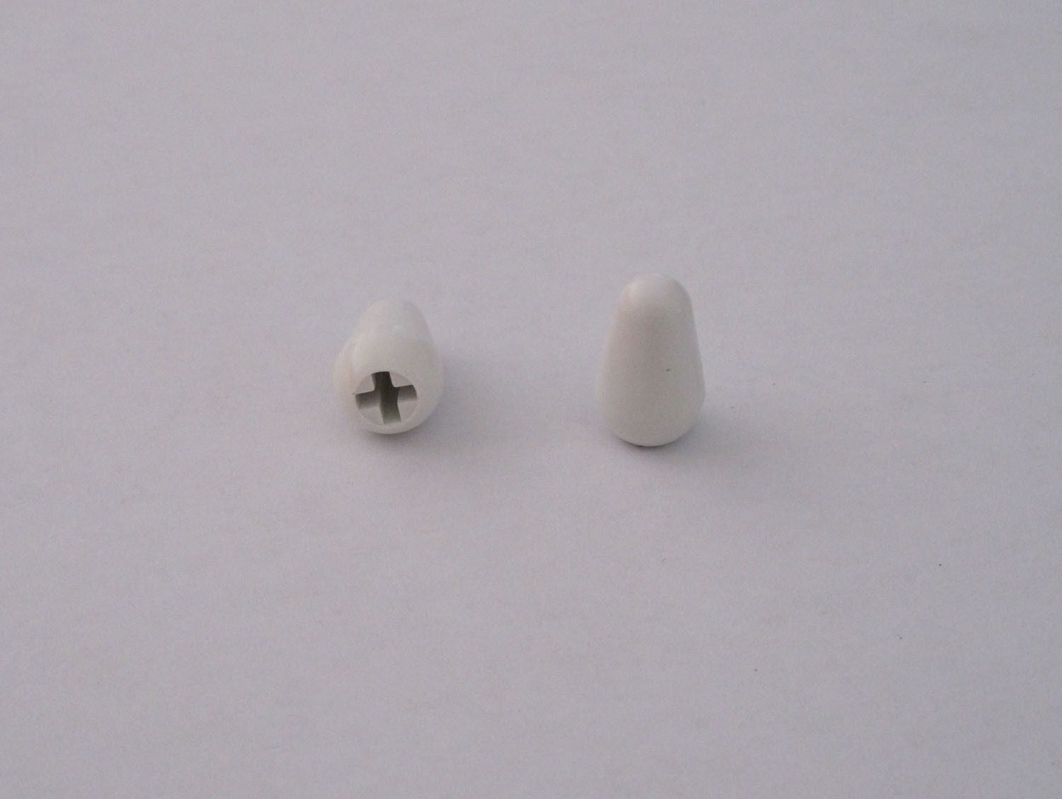 5x White Oak Grigsby Style Switch Tip Strat Lever Switch Cap Knob for USA Fender