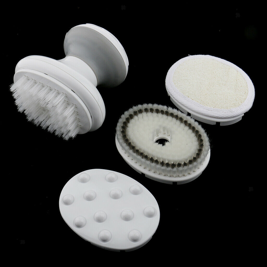 4 In 1 Waterproof Electric Body Spa Cleaning Brush Exfoliator Deep Cleaner