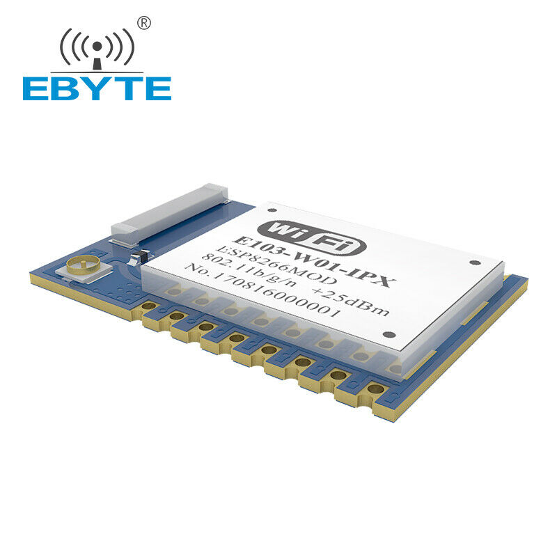 IoT ESP8266 Wireless UART-Wifi Module Transceiver 2.4ghz 20dBm WLAN E103-W01-IPX