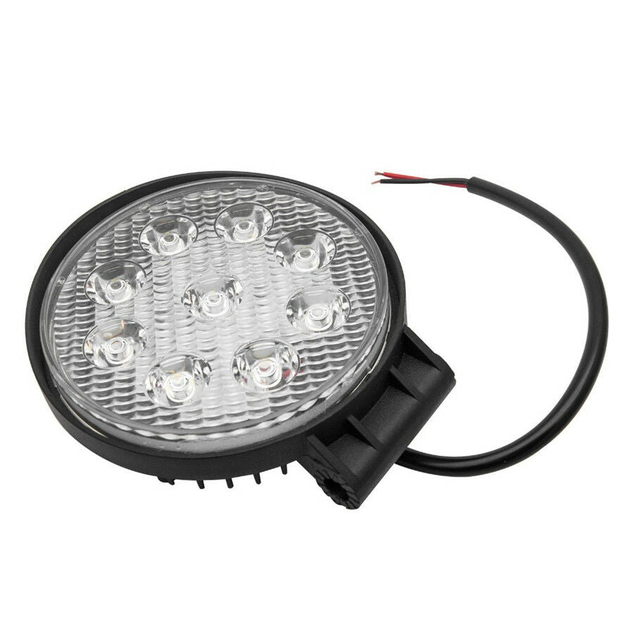 4.5Inch 48W Round LED Work Light Fog Driving Lamp Offroad SUV Spotlight Bar Boat
