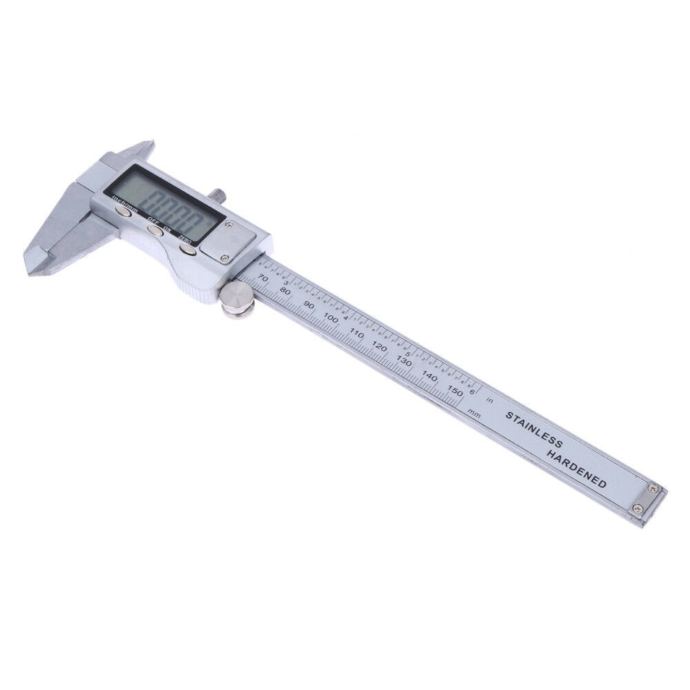 0-150mm/6in Digitals Electronic Gauge Stainless Steel Vernier Caliper Micrometer