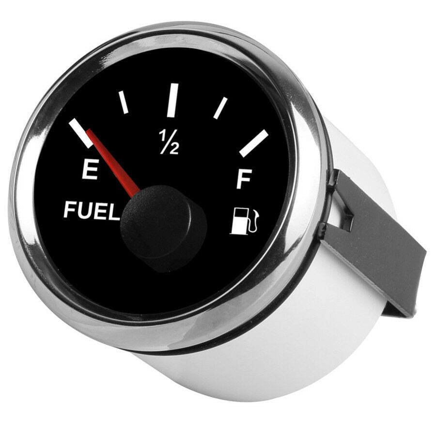 52mm 12/24V 240-33 Ohms Marine Boat Fuel Level Gauge Yacht Trim Tank Indicator