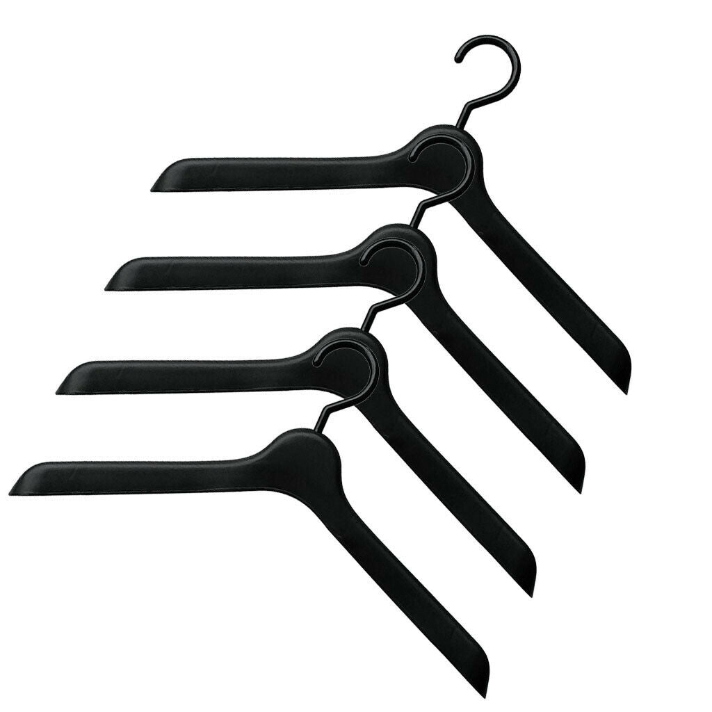 4-Pack Non-Slip Hangers Suit Dress Coat Wetsuit Hangers Space Saving Durable