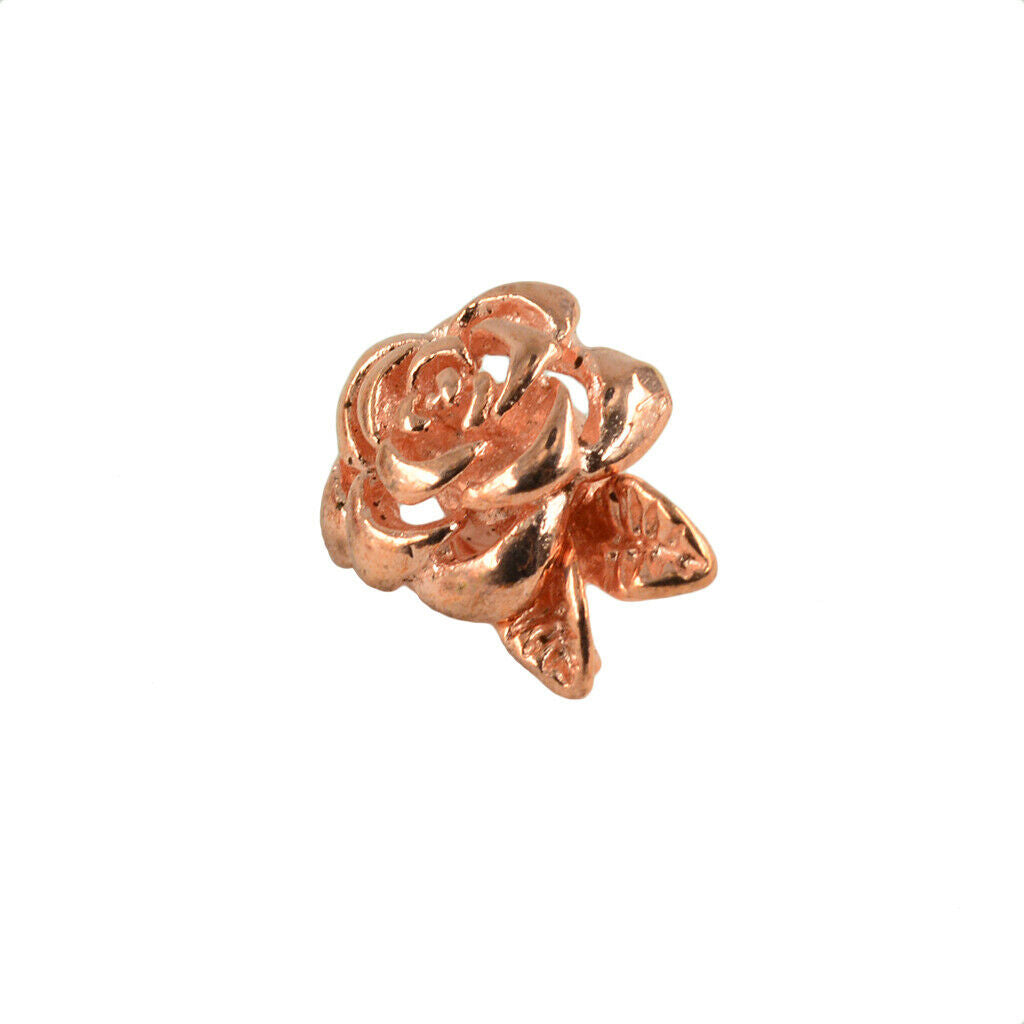 5pcs Jewelry Magnetic Clasps Flower Charm Beads for Bracelet Necklace Making