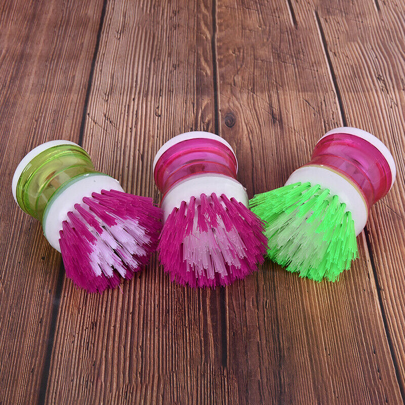 Kitchen Wash Washing Tool Pot Pan Dish Bowl Palm Brush Scrubber Cleaning Clea.DD