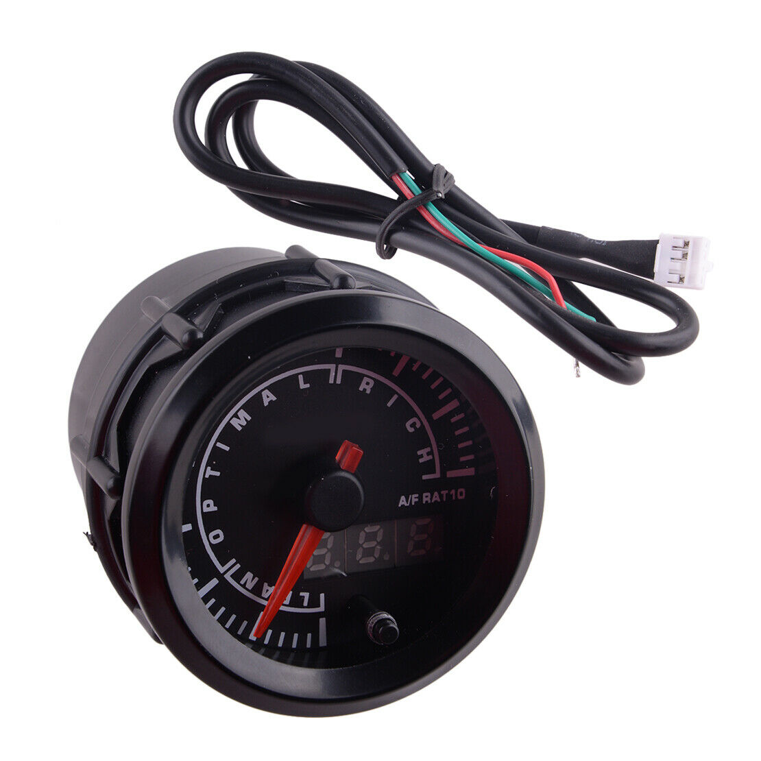 52mm 7 Color LED Digital & Pointer Car Auto Air Fuel Ratio Monitor Racing Gauge