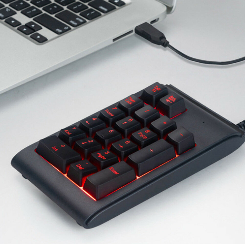 19 Keys number keyboard USB wired mechanical numpad mini numeric Keypad withATA