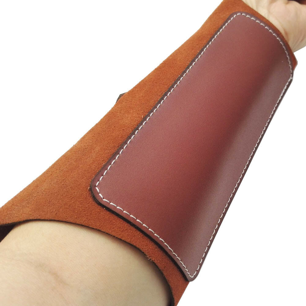 Traditional Leather Arm Guard Forearm Protector Gear Archery Bow Hunting Shoot