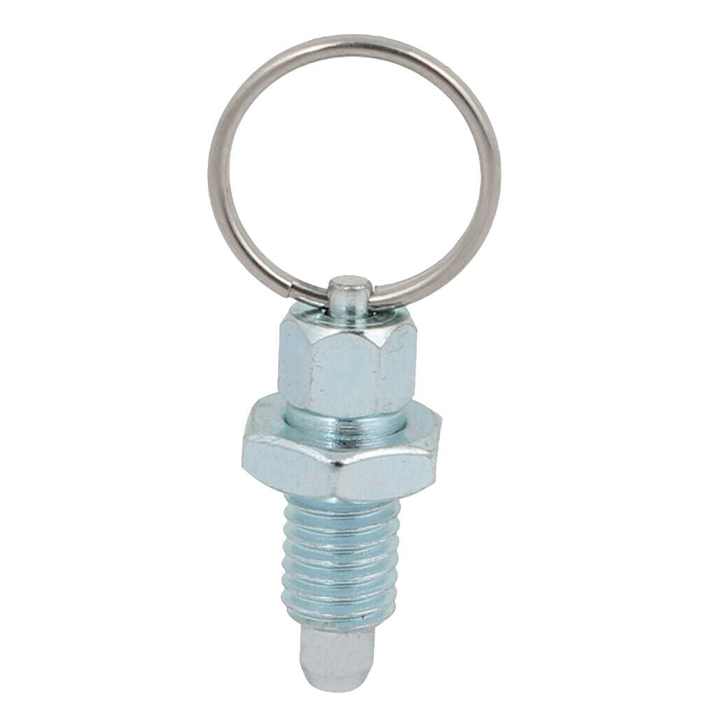 Durable M8/M10/M12/M16 Index Plunger With Ring Pull Spring Loaded Lock Pin Steel