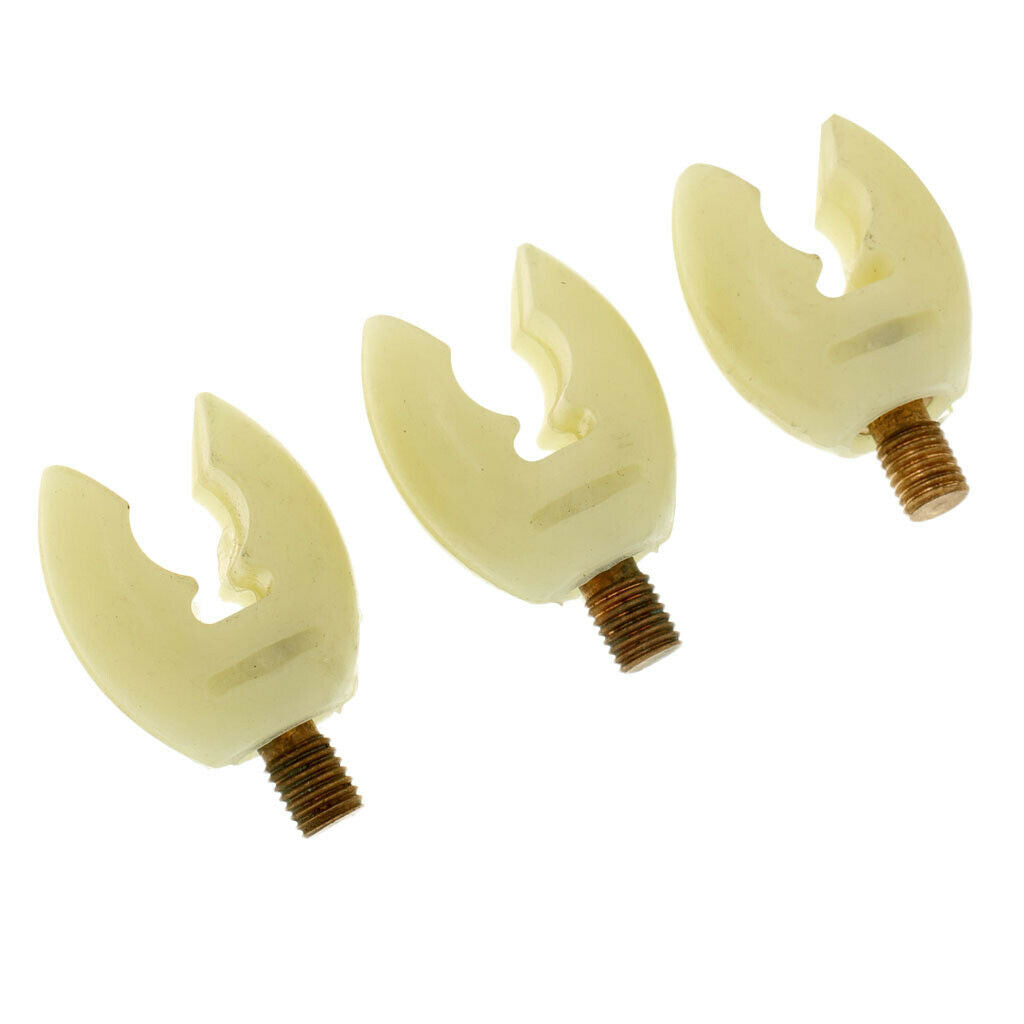 3Pcs Carp Fishing Rod Holder White Silicone Gel Fishing Rod Pod Rest Gripper