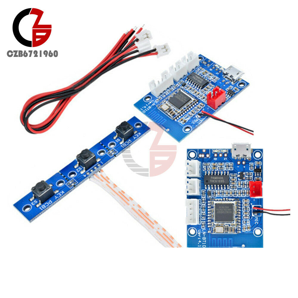 PAM8406 Bluetooth 4.1 Audio Receiver Module 2*5W Amplifier Board Hand-Free Call
